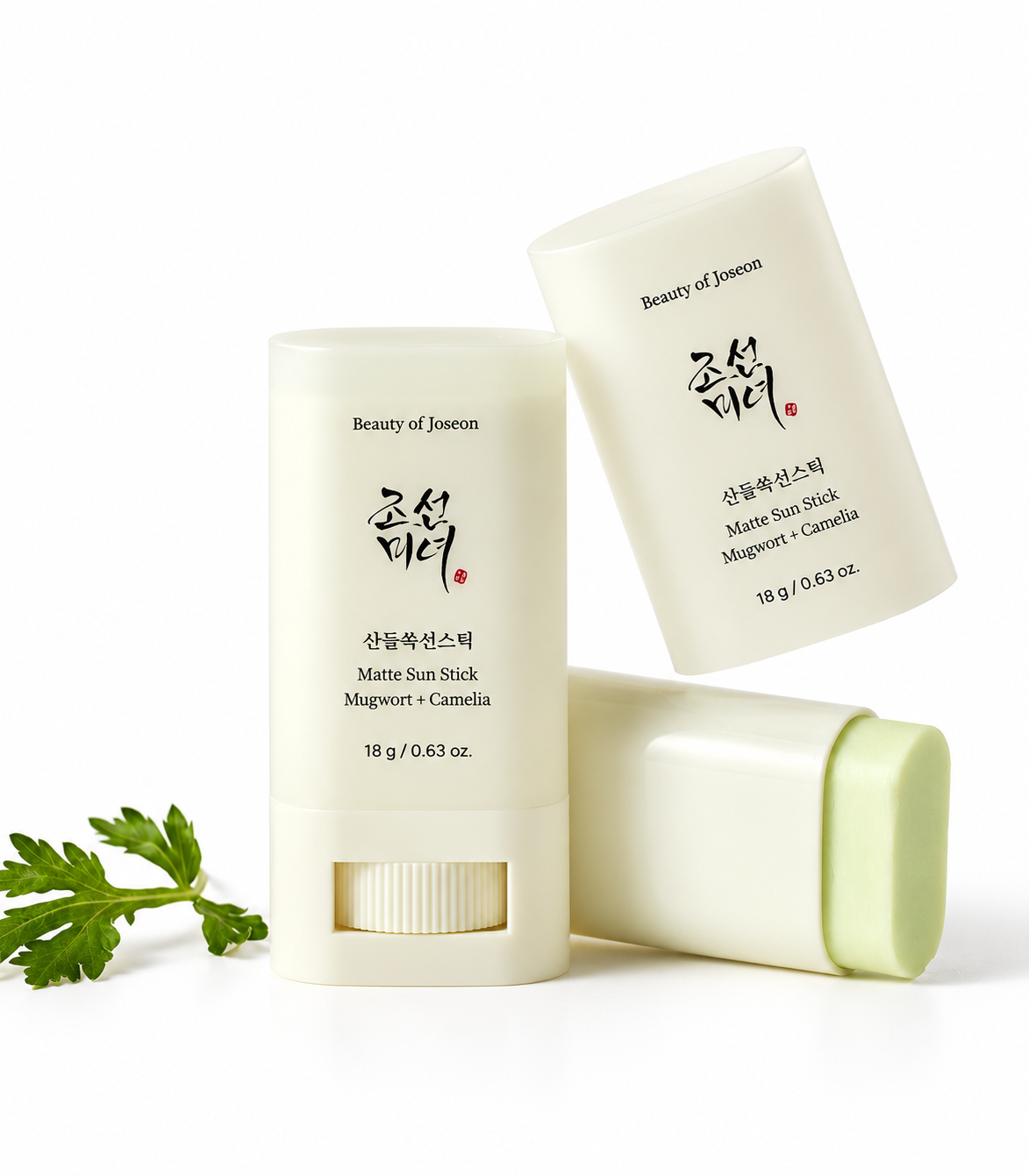 BEAUTY OF JOSEON MATTE SUN STICK MUGWORT CAMELIA (2EA) - 2