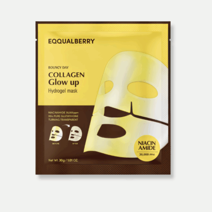 EQQUALBERRY COLLAGEN GLOW UP HYDROGEL MASK